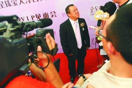 曾志偉來渝參加活動 記者 唐浩 攝